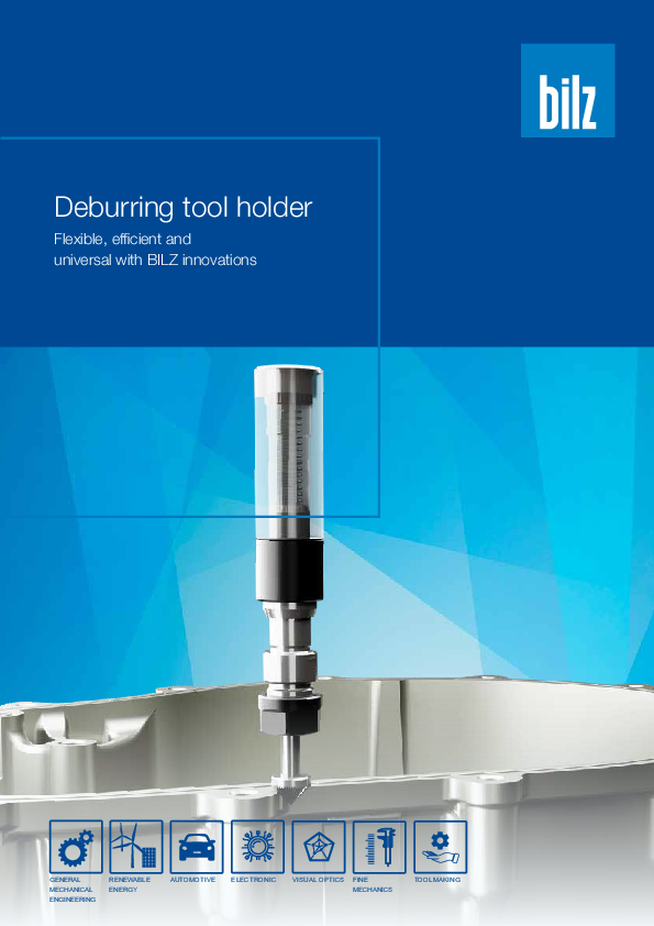 Bilz DTH-Deburring tool holder DTH-Deburring tool holder